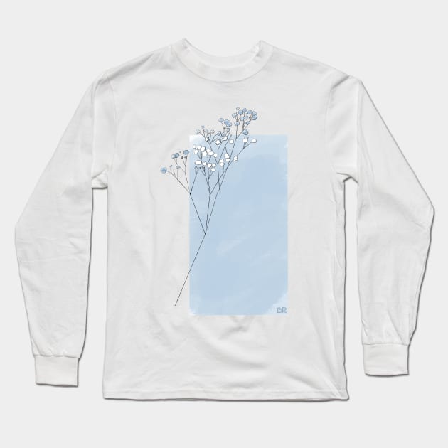 Babys Breath Long Sleeve T-Shirt by brookessleeping